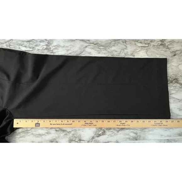 Democracy "Ab" Solution Sz 10 Women's Black Wide Leg Cropped Pants Career - Picture 8 of 9